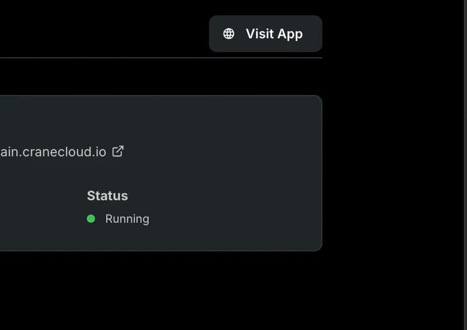 Automated AI model deployment UI