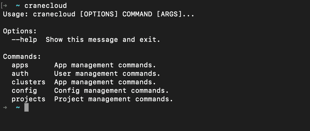 CLI and dashboard integration interface